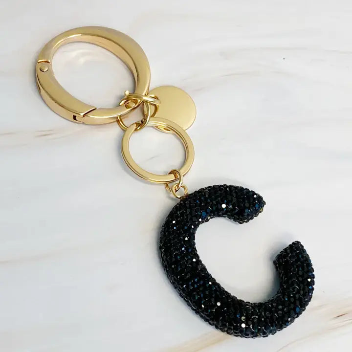 It Girl Initial Keychain