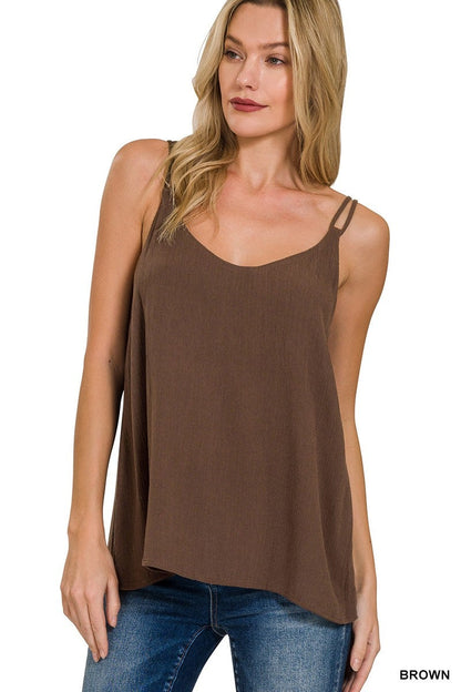Crinkle Knit Cami Top *Final Sale*