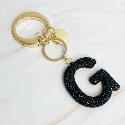 It Girl Initial Keychain