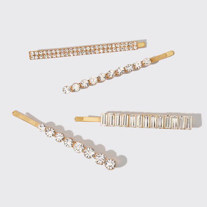 Kitsch | Holiday All Dressed Up Rhinestone Bobby Pin Set