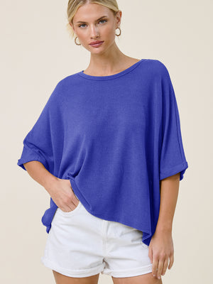 Simple Living Hacci Knit Dolman Top