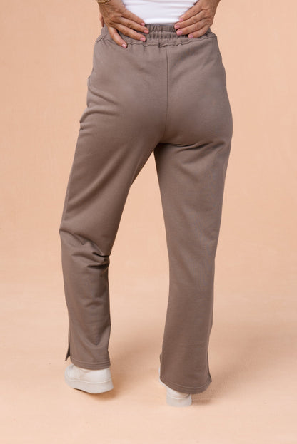 French Terry Wide Leg Pants