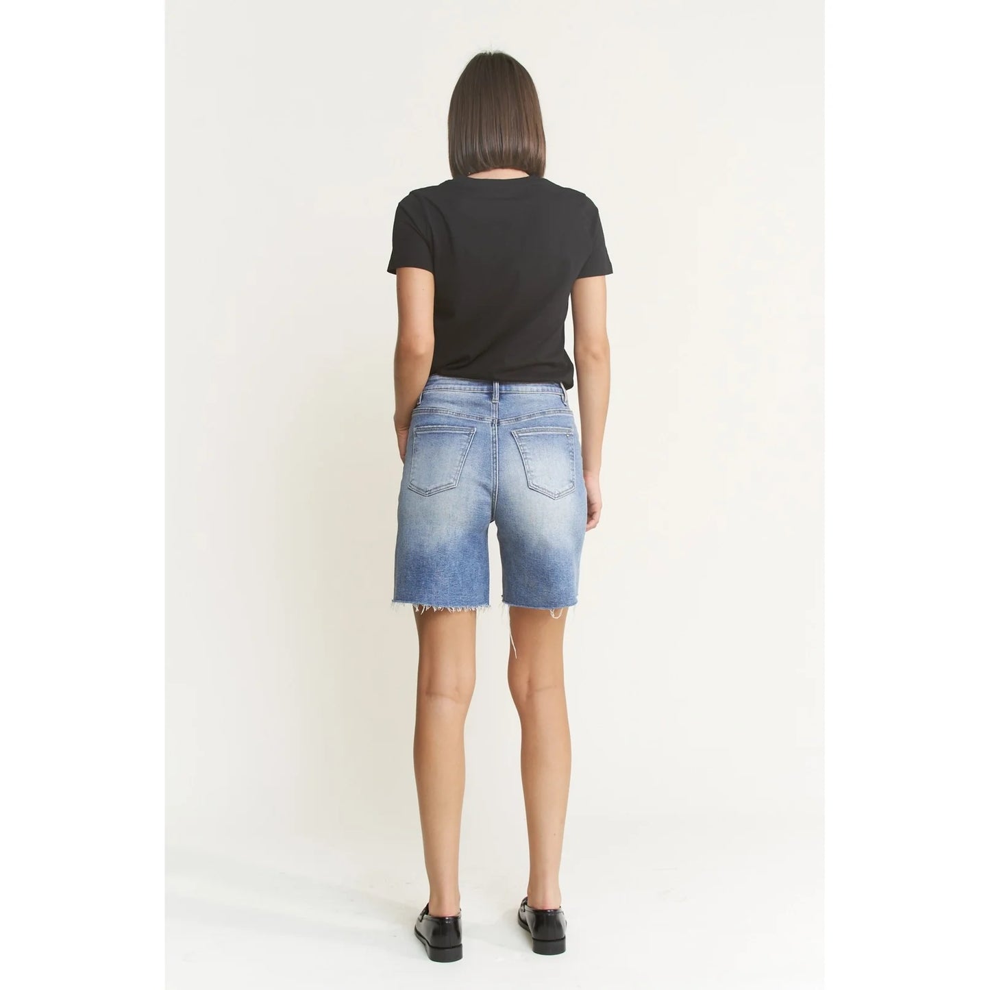 Mica Super High Vintage Raw Hem Shorts *Final Sale*