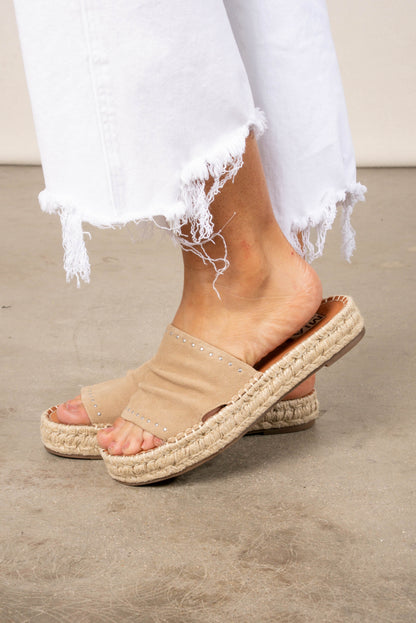 Dahya Suede Slide Sandal