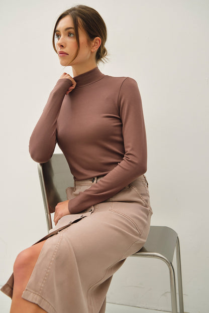 Fitted Turtleneck Top PRE-ORDER
