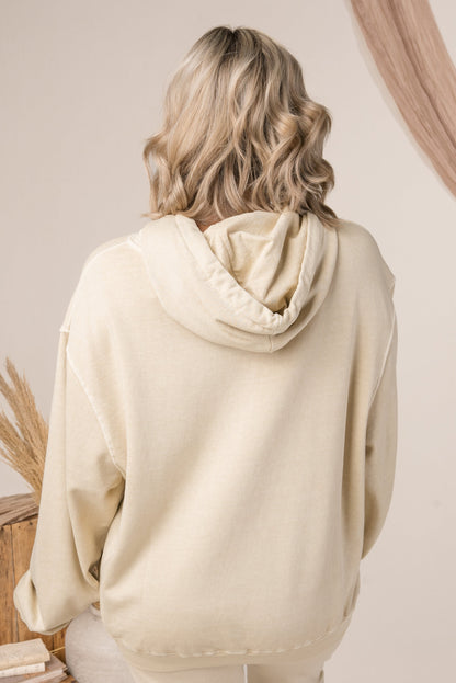 Washed Oversized Organic Cotton Hoodie