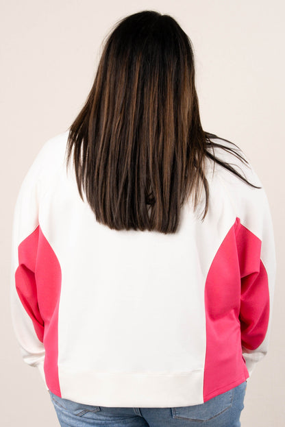 Color Block Raglan Pullover
