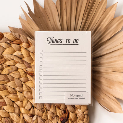 Essential Do + Buy Notepad