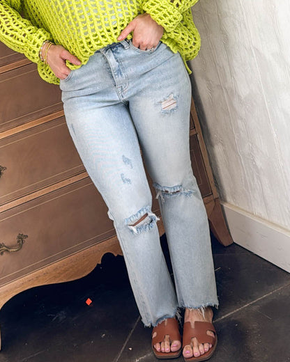 Risen Denim | Ava High Rise Bootcut Jeans