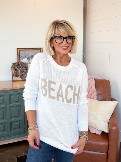 Matilda Beach Knit Raglan Sweater