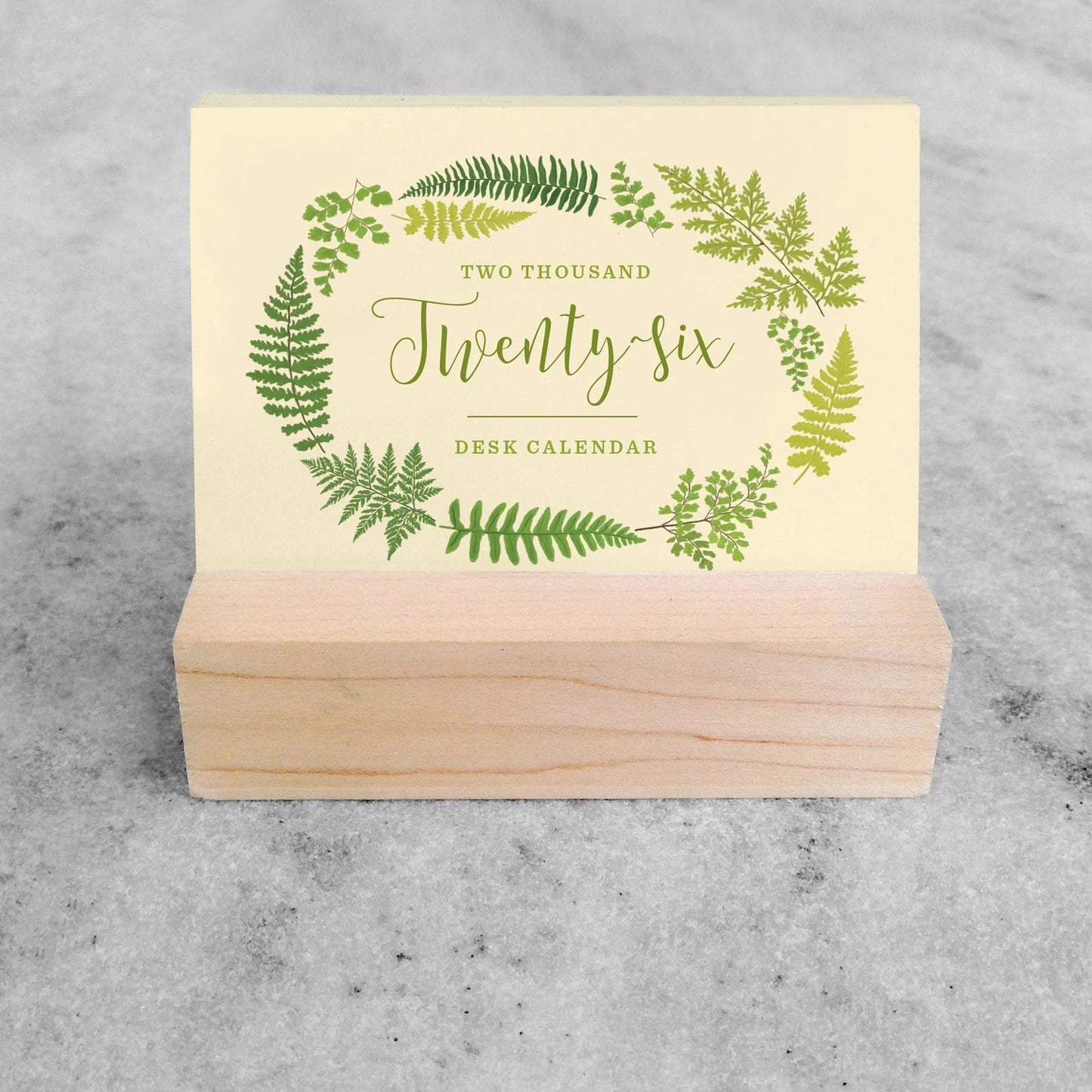 2026 Mini Desk Calendar with Stand