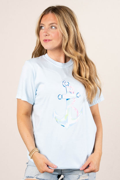 Preppy Anchor Graphic Tee