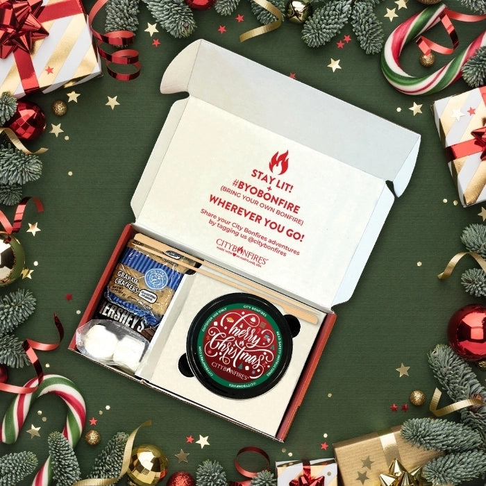 City Bonfires | S'mores Night Pack - Merry Christmas Limited Edition