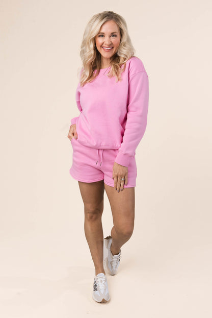 French Terry Drawstring Shorts {More Colors}