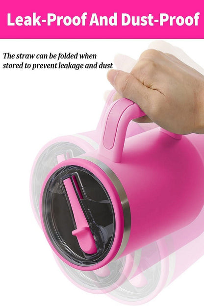 Spill Free Stainless Steel Tumbler