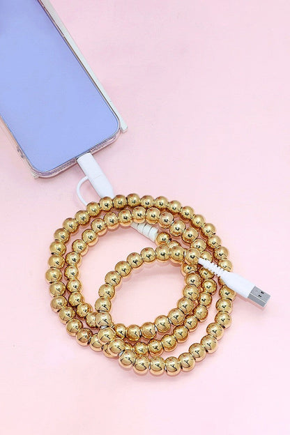 Charming Charge Beaded Dual Charging Cable