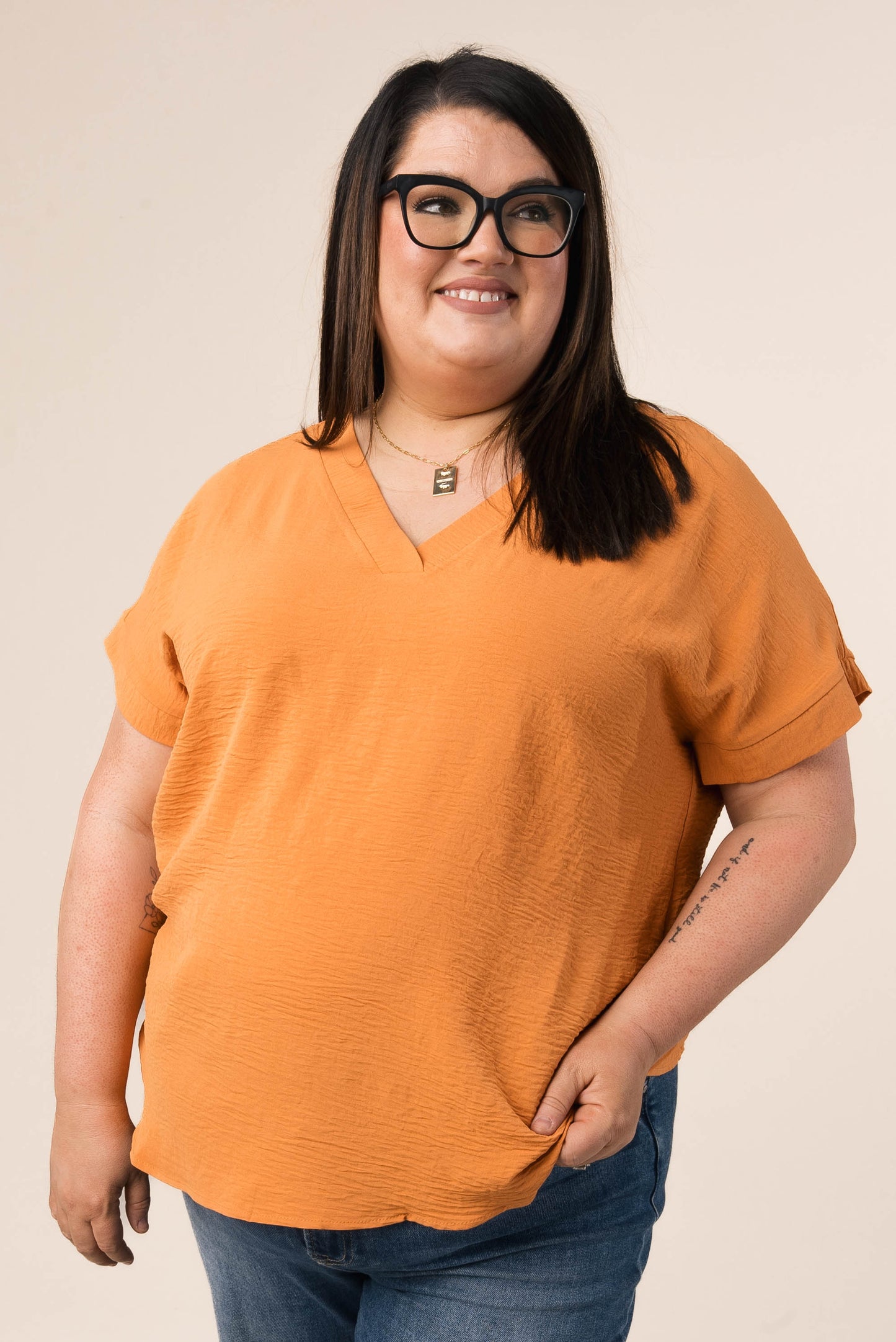 Crinkle Knit Dolman Top