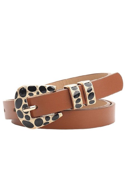 Wild Ride Leopard Buckle Belt