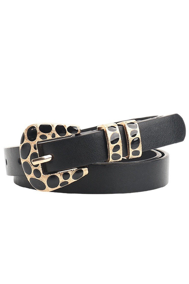 Wild Ride Leopard Buckle Belt