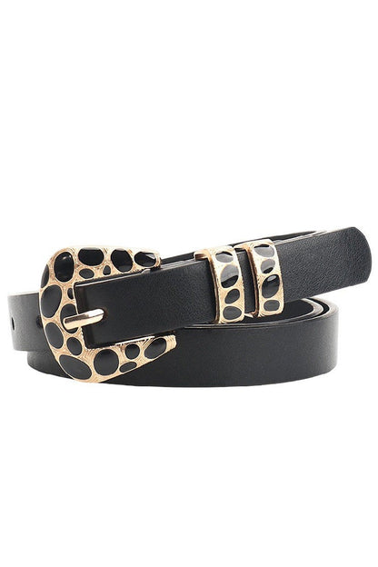 Wild Ride Leopard Buckle Belt