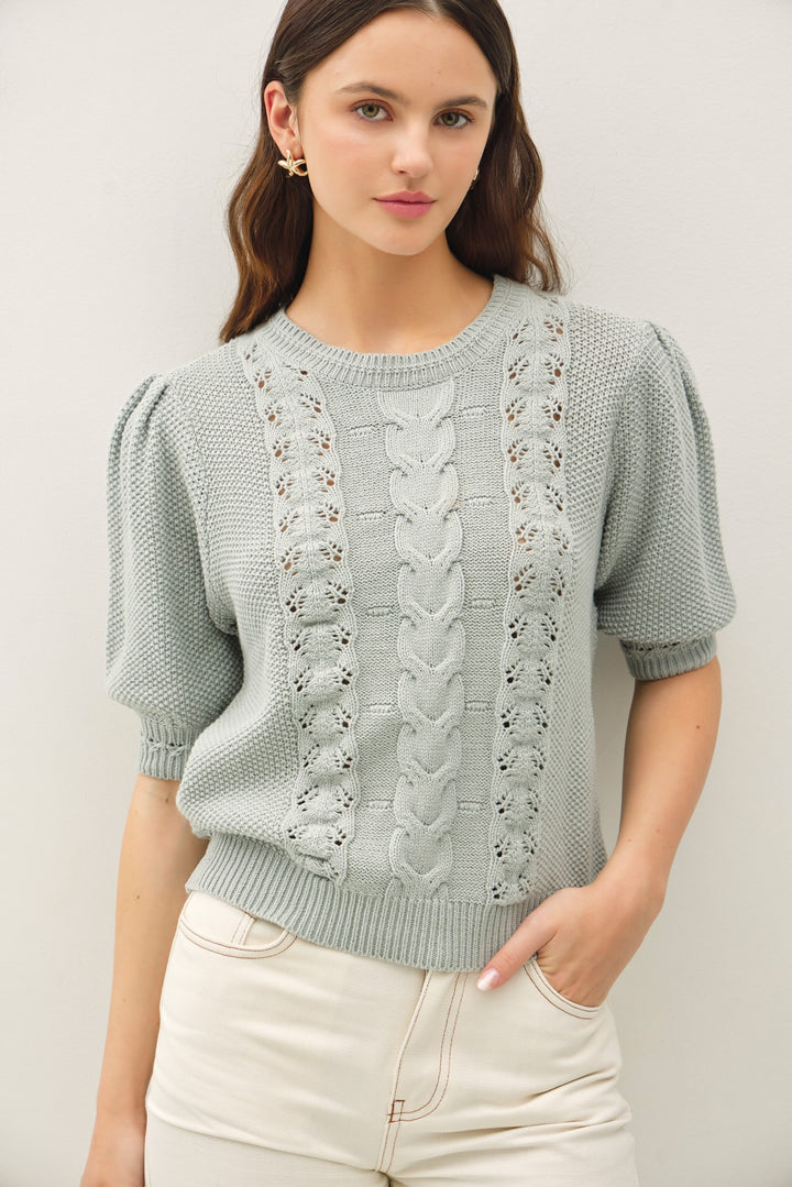 Timeless Choice Mixed Knit Sweater