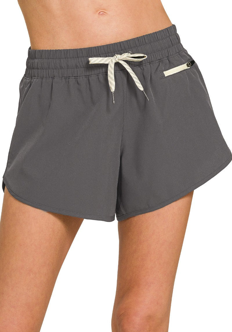 Courtside Cutie Drawstring Lined Shorts