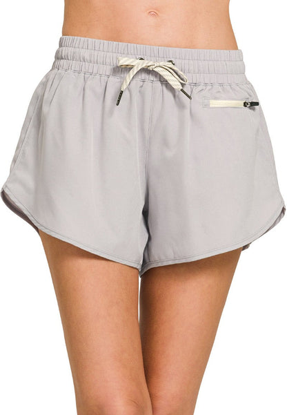 Courtside Cutie Drawstring Lined Shorts