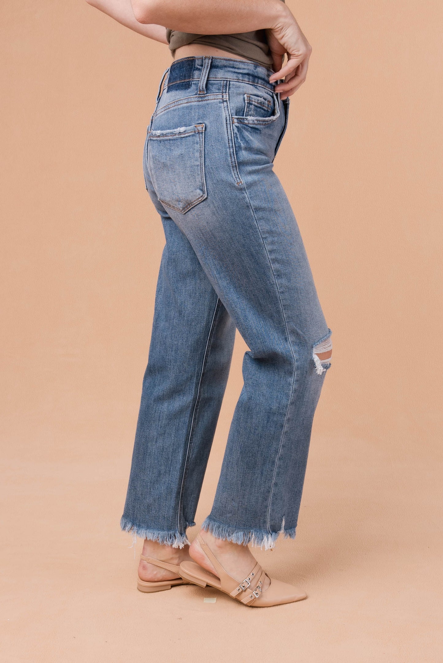 Vervet High Rise Dad Jeans