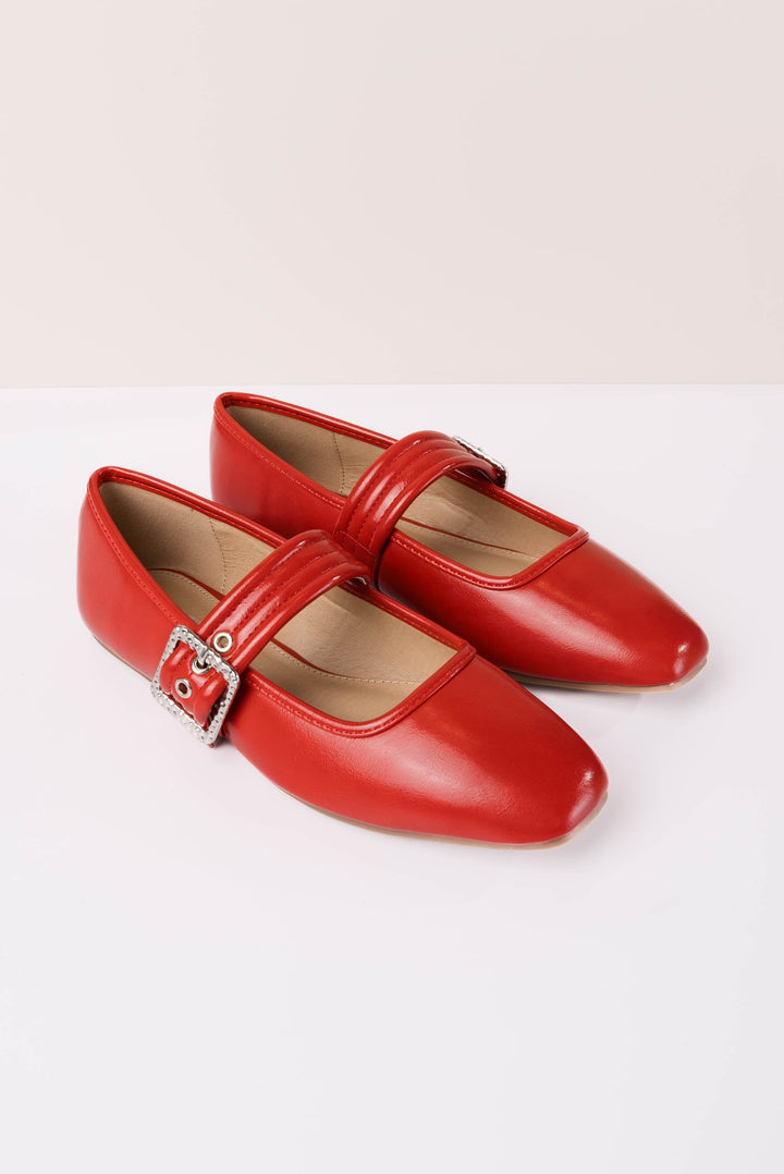 Sparrow Buckle Ballet Flat