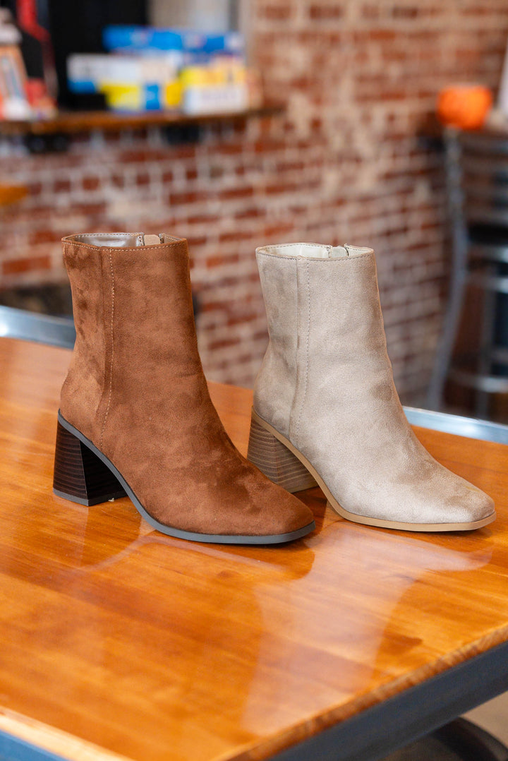 Chukar Sueded Block Heel Boot