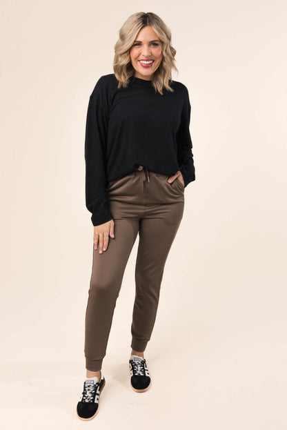 Fleece Lined Drawstring Joggers