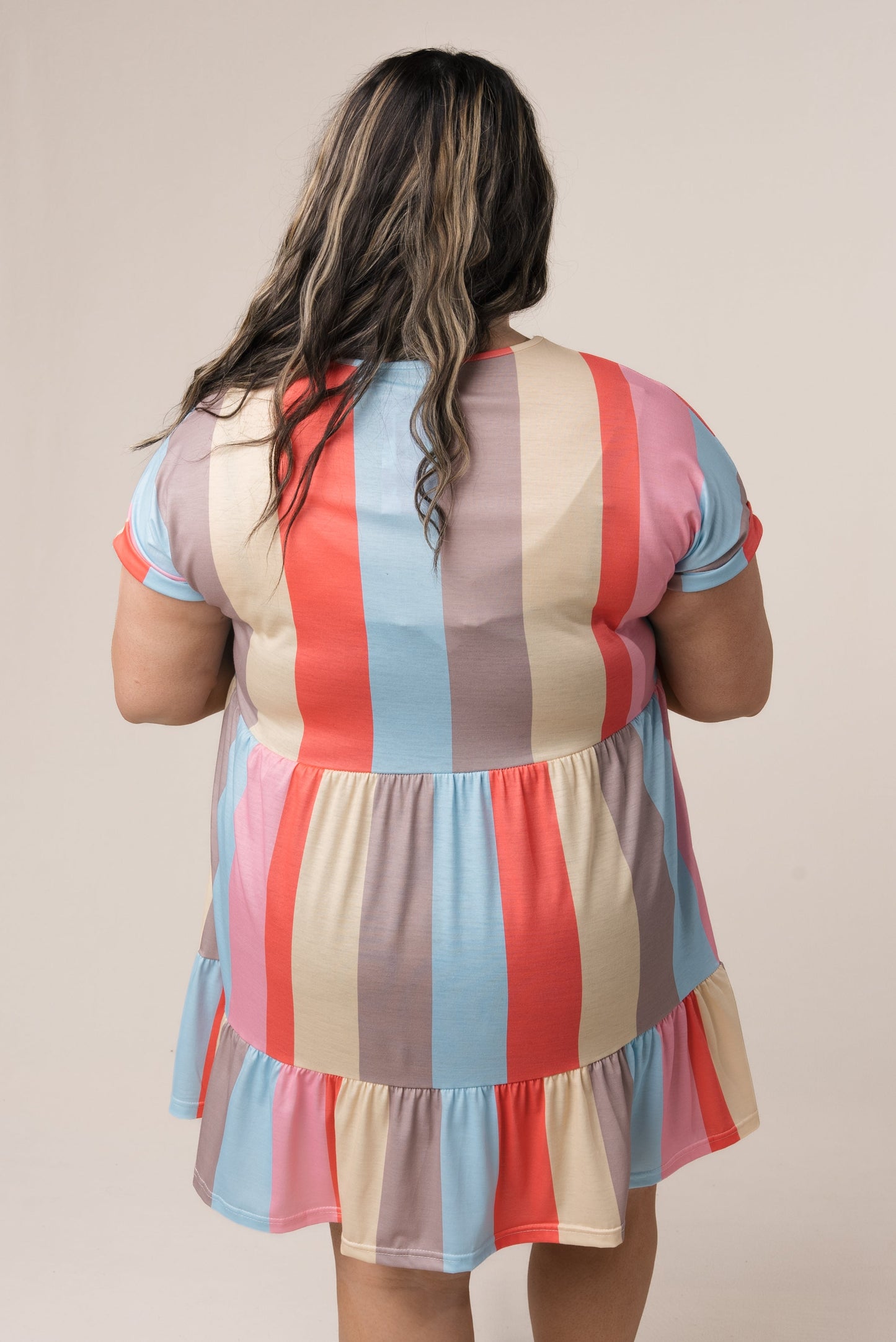 Color Block Tiered Dress *Final Sale*