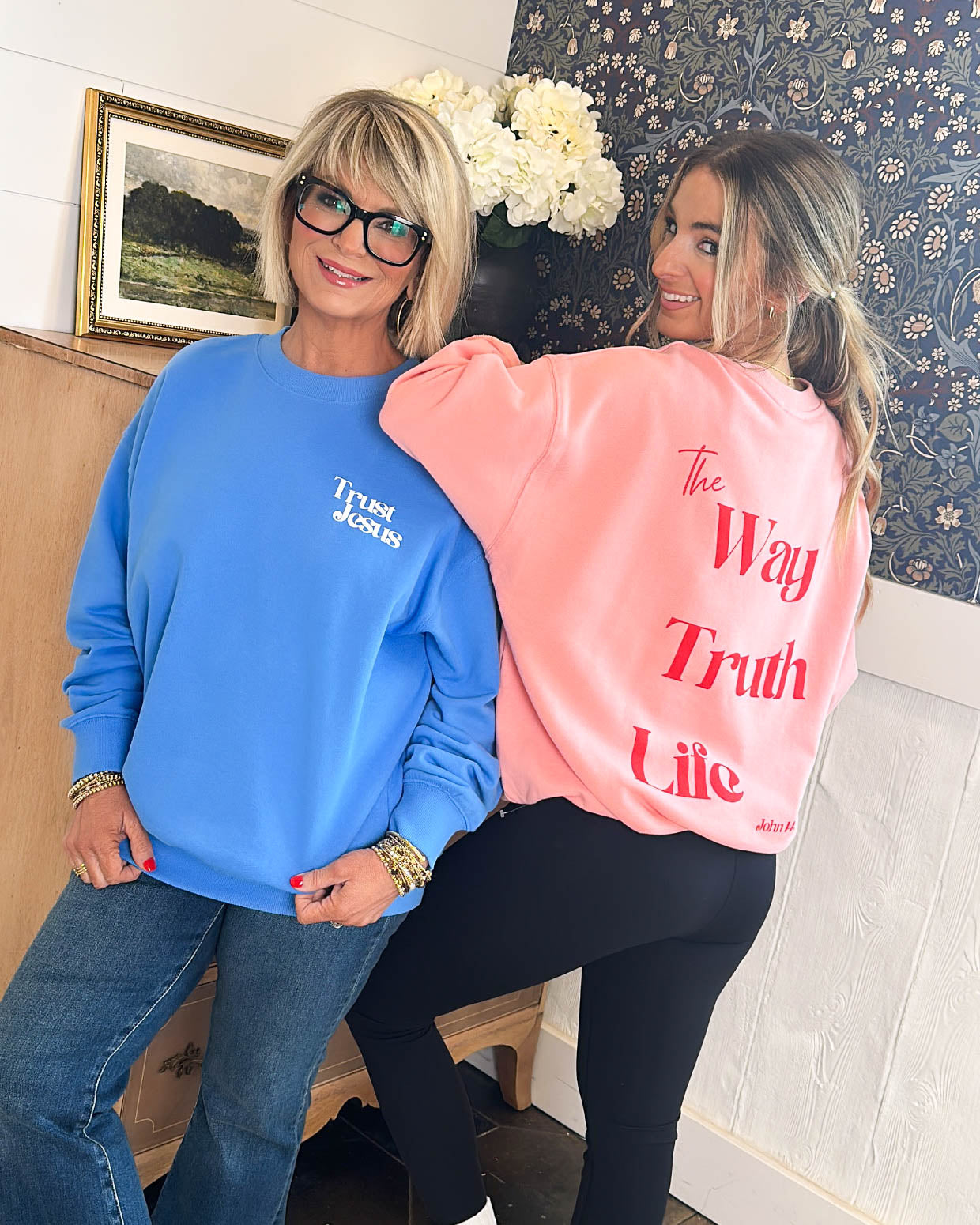 Trust Jesus Graphic Sweatshirt