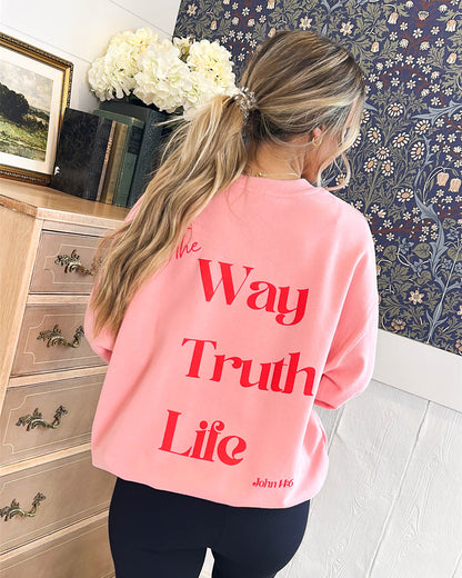 Trust Jesus Graphic Sweatshirt