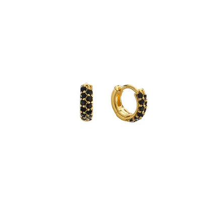 Crystal Huggie Earrings