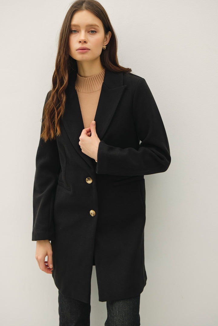 Single Breasted Tailored Coat PRE-ORDER