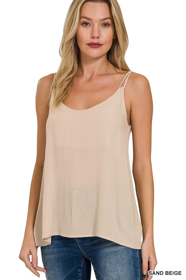 Crinkle Knit Cami Top *Final Sale*