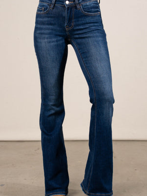 Lovervet by VERVET | Kacie Mid Rise Flare Jeans