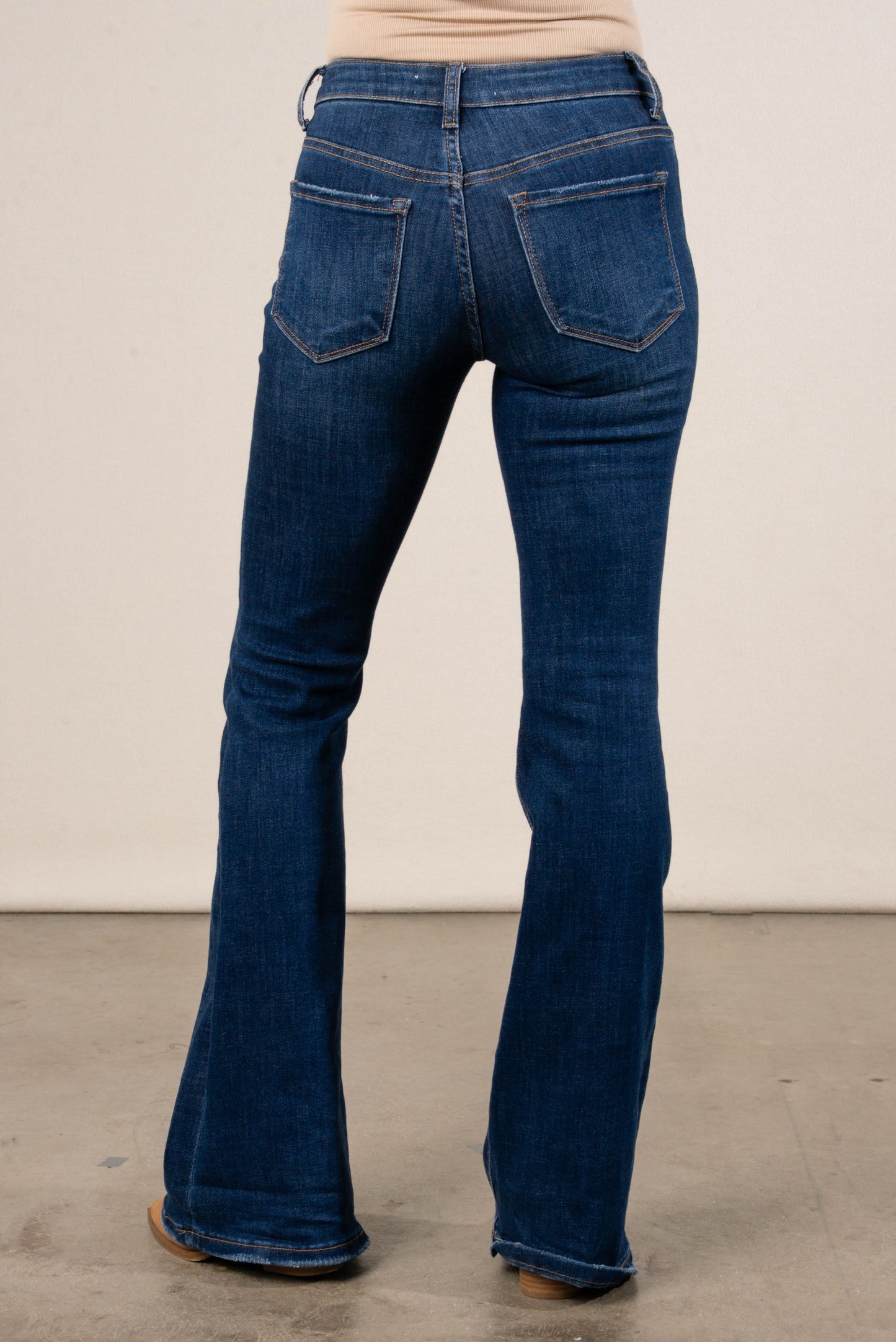 Lovervet by VERVET | Kacie Mid Rise Flare Jeans