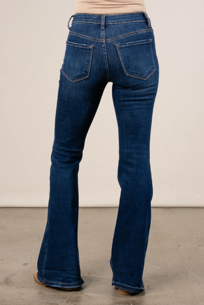 Lovervet by VERVET | Kacie Mid Rise Flare Jeans