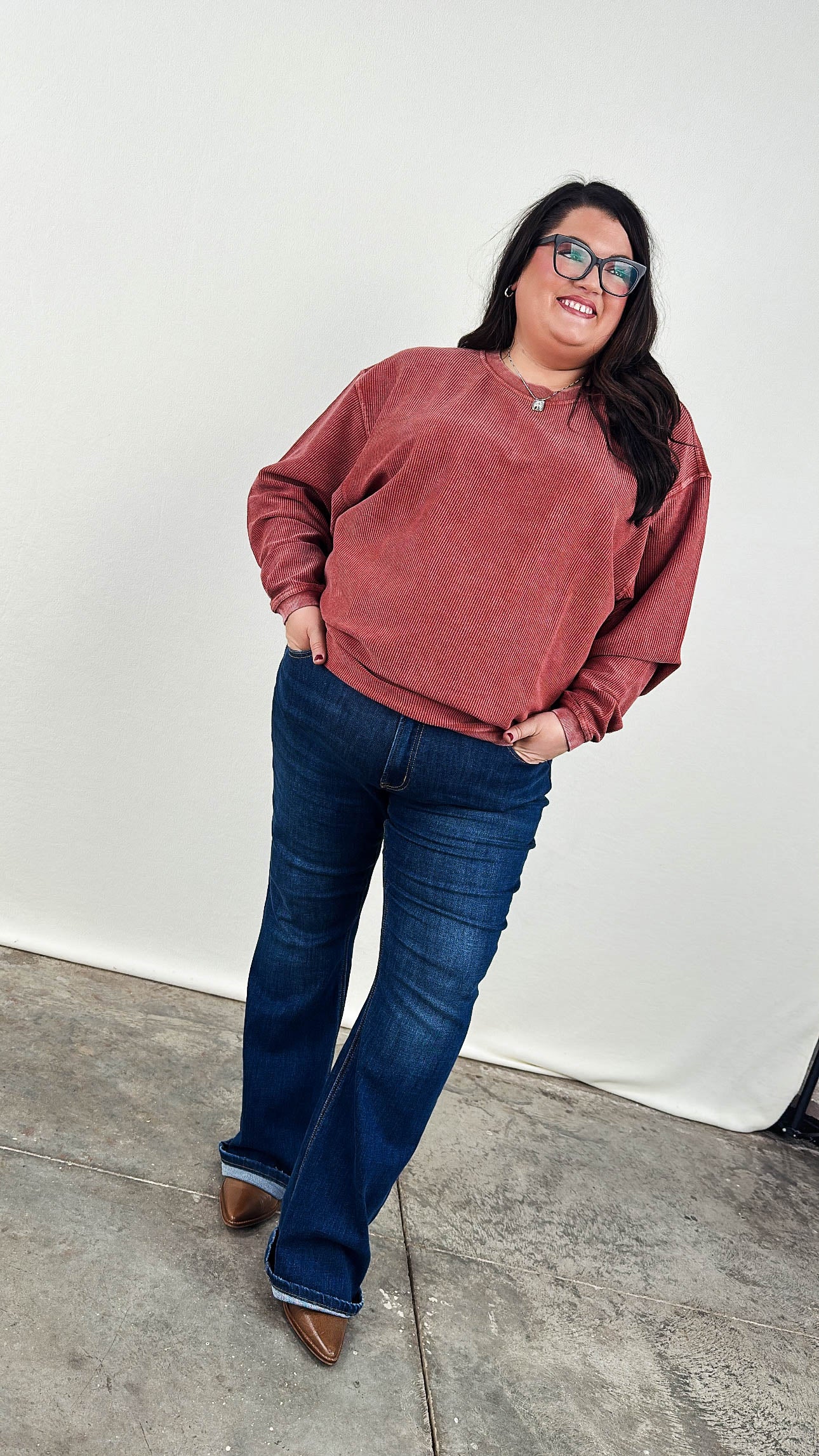 Lovervet by VERVET | Kacie Mid Rise Flare Jeans