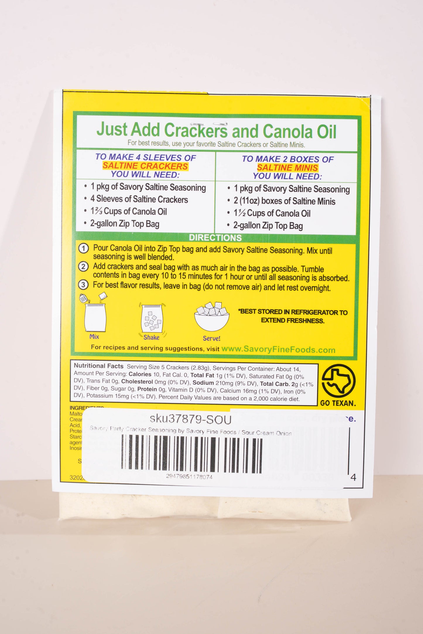 Savory Party Cracker Seasoning by Savory Fine Foods