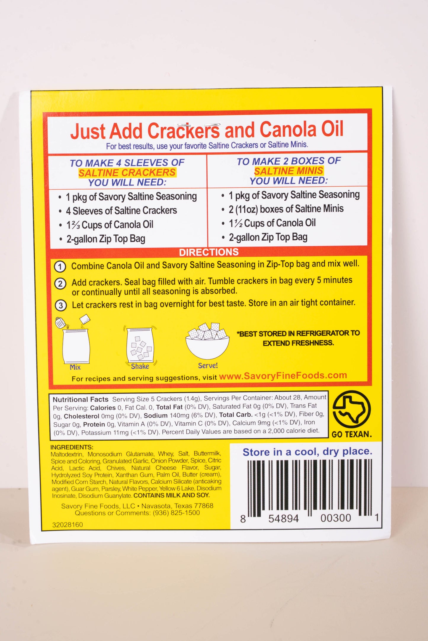 Savory Party Cracker Seasoning by Savory Fine Foods