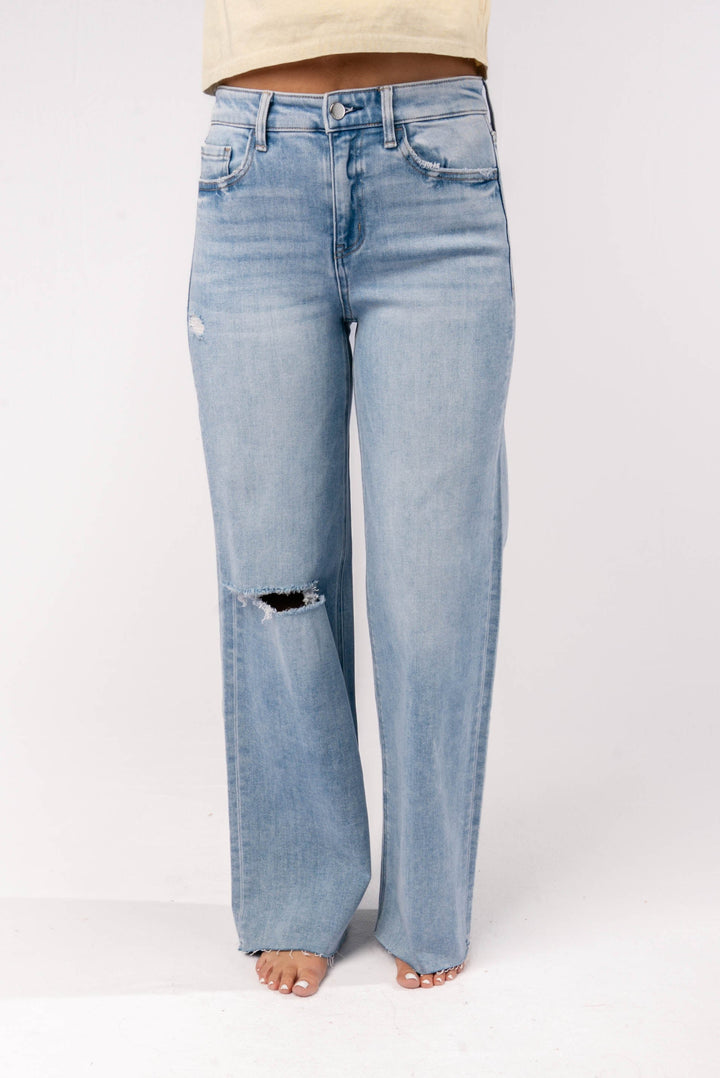 Flying Monkey High Rise Wide Leg Jeans