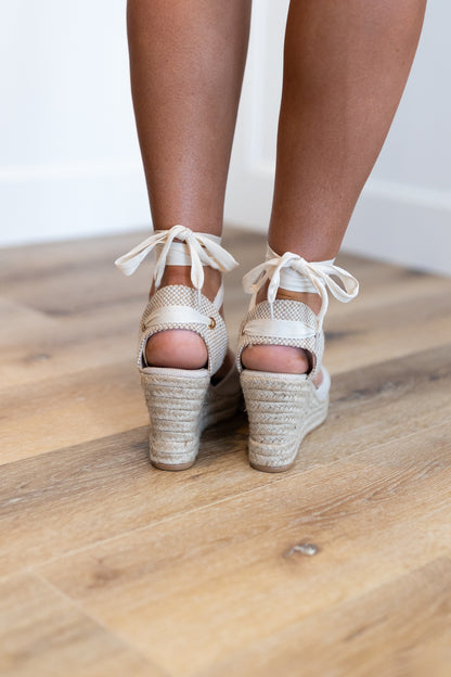 Ditch Lace-Up Wedge Sandal *Final Sale*