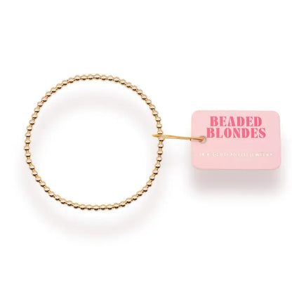 Beaded Blondes | Gold Beaded Bracelet
