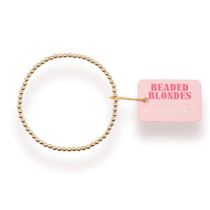 Beaded Blondes | Gold Beaded Bracelet