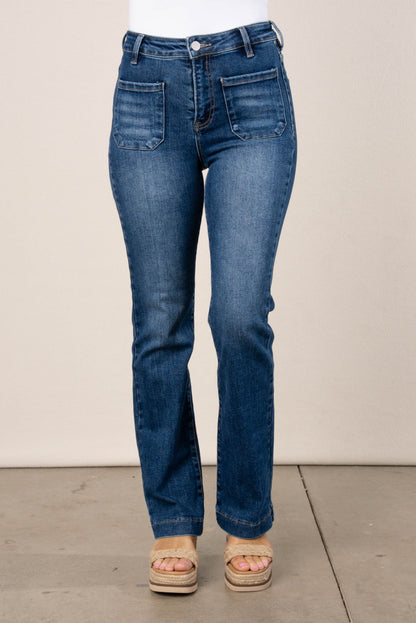 Risen High Rise Bootcut Jeans