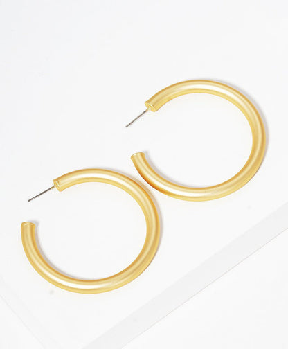 Lena Hoop Earrings - 40mm