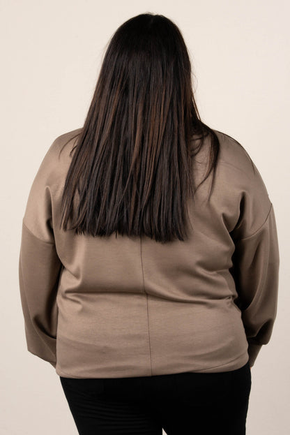Half Snap Drawstring Pullover
